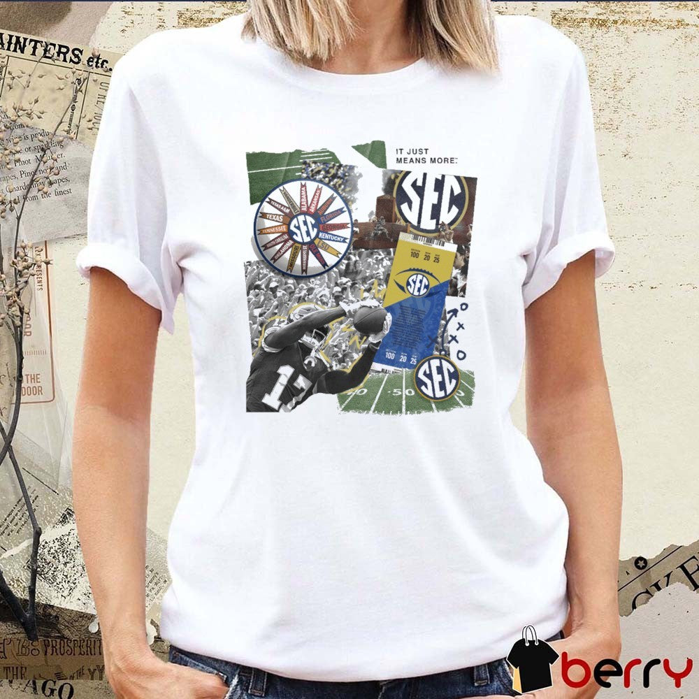 LSU Tigers SEC Southeastern Conference Scrapbook 16-Team League It Just Means More t-shirt