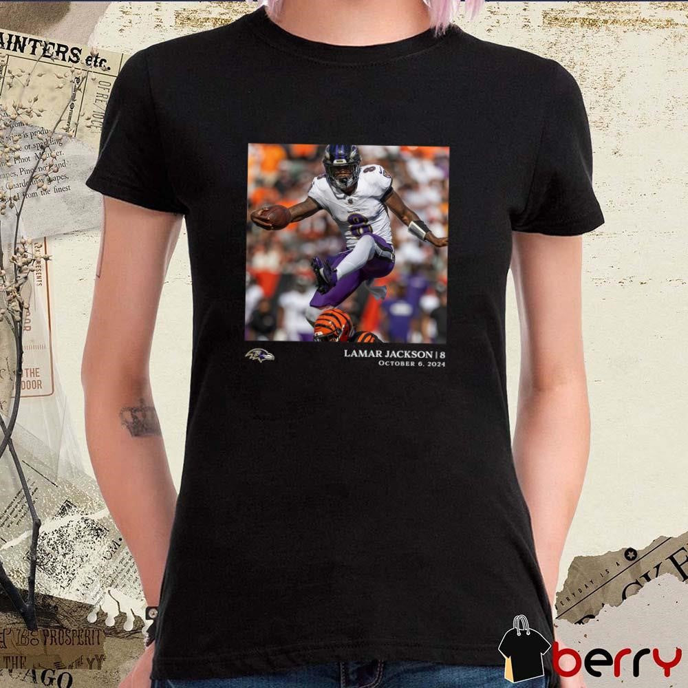Lamar Jackson Baltimore Ravens NFL Flash Features Week 5 t-shirt