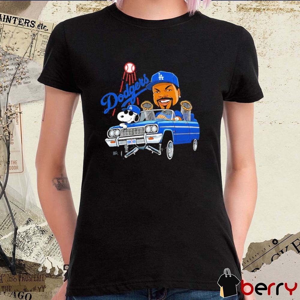 Los Angeles Dodger MLB Snoopy Ice Cube Caricature 2026 t-shirt