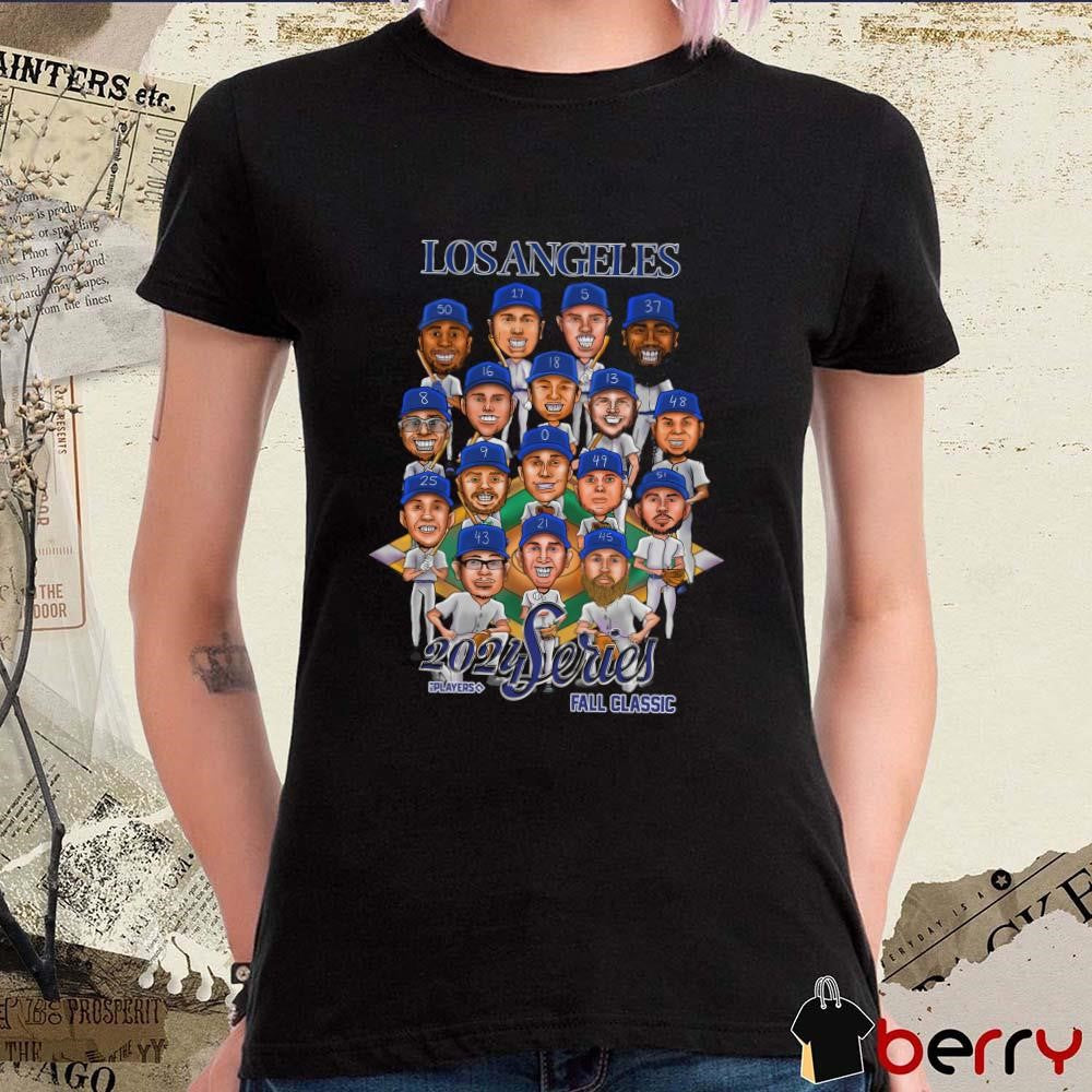 Los Angeles Dodgers 2024 Series Fall Classic LAD Players Caricatures t-shirt