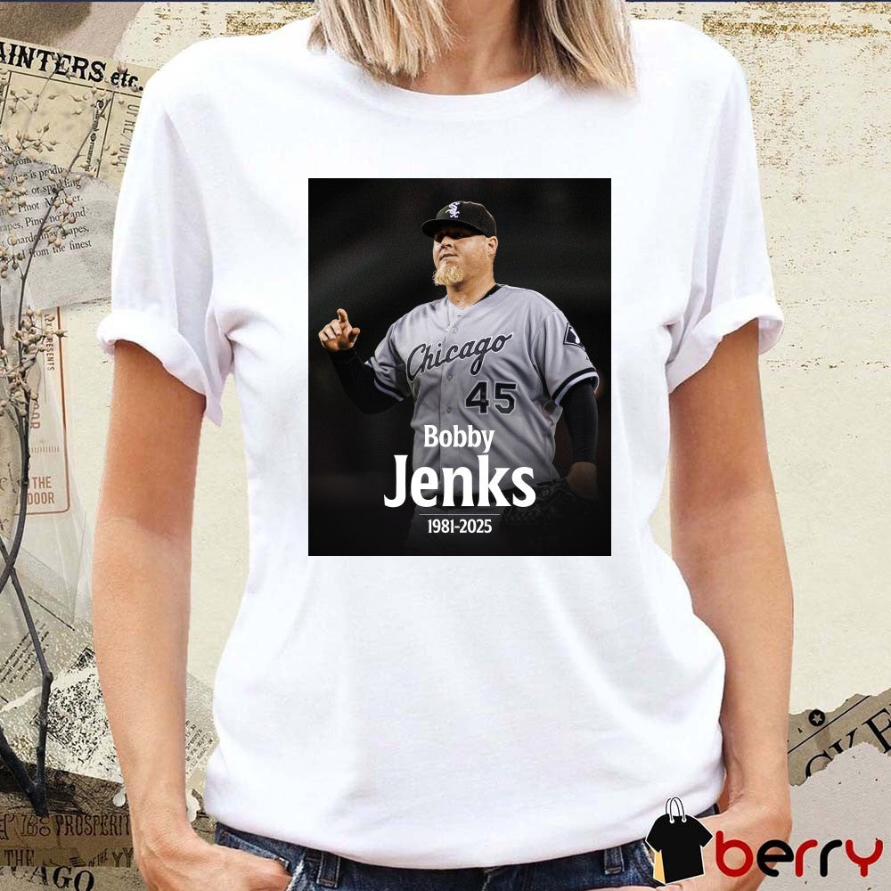 MLB are deeply saddened by the passing of former Major League pitcher Bobby Jenks 1981 – 2025 Poster t-shirt