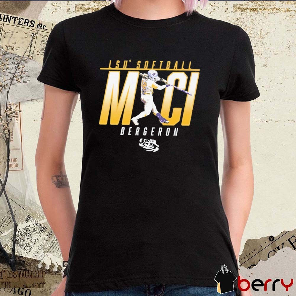 Maci Bergeron LSU Tigers Softball Illustrated 2026 NCAA College Sports t-shirt
