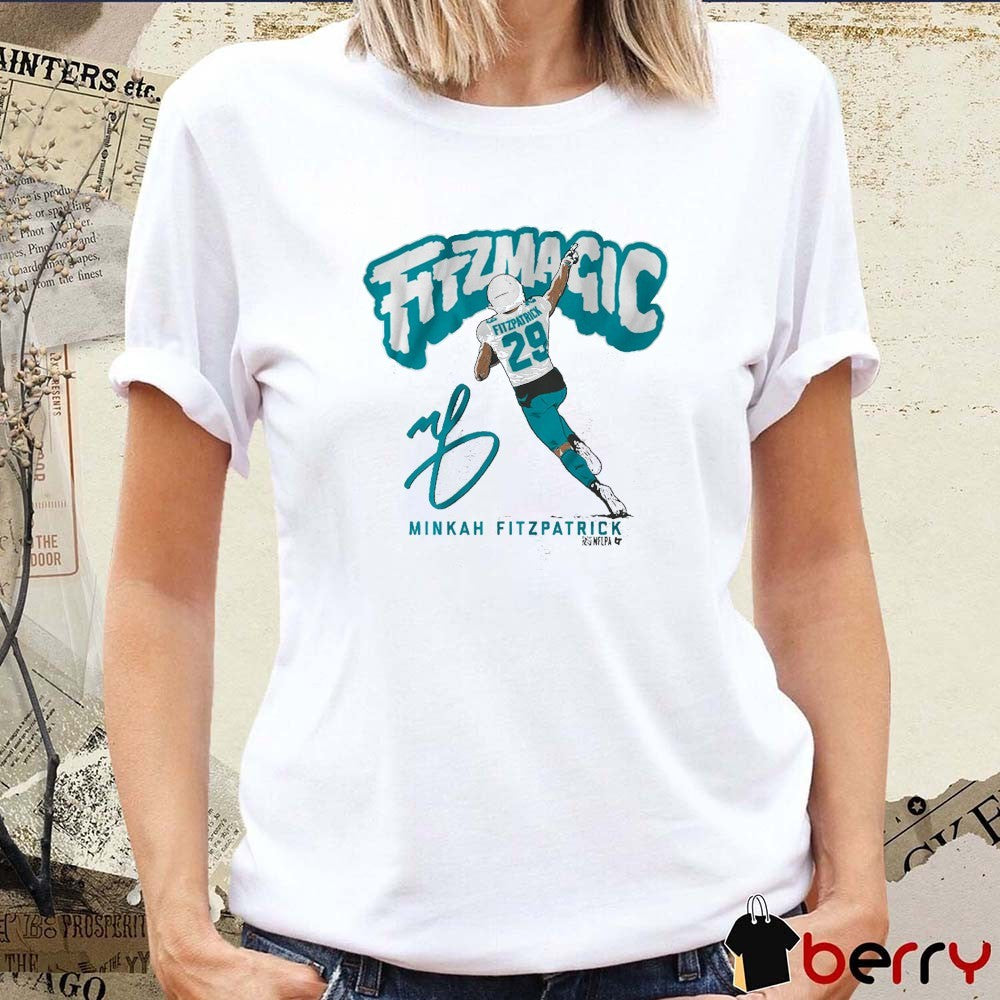 Minkah FItzpatrick Miami Dolphins Fitzmagic NFL 2025 Signature t-shirt