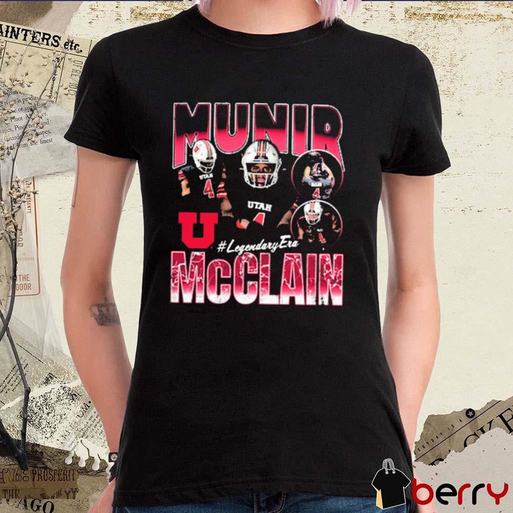 Munir McClain Utah Utes Legendary Era Graphic t-shirt