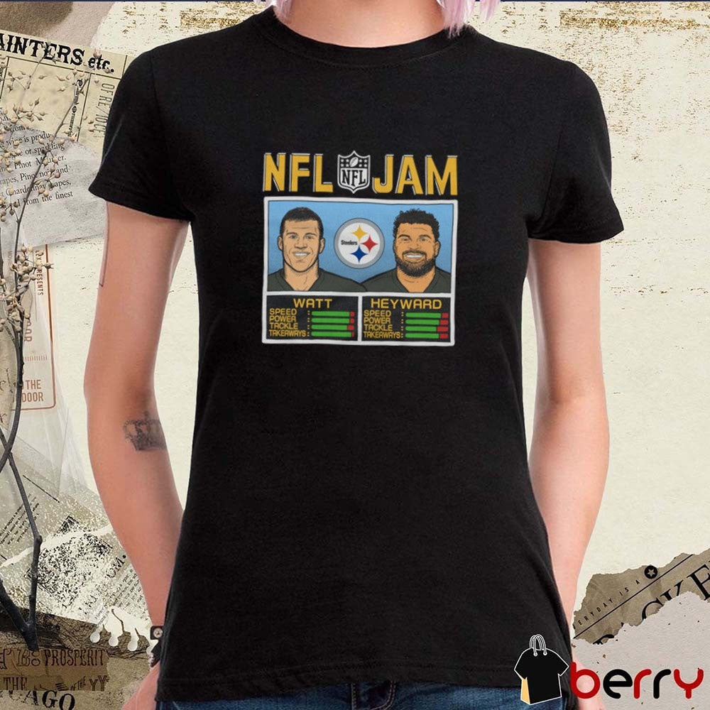 NFL Jam Pittsburgh Steelers T. J. Watt And Cameron Heyward t-shirt