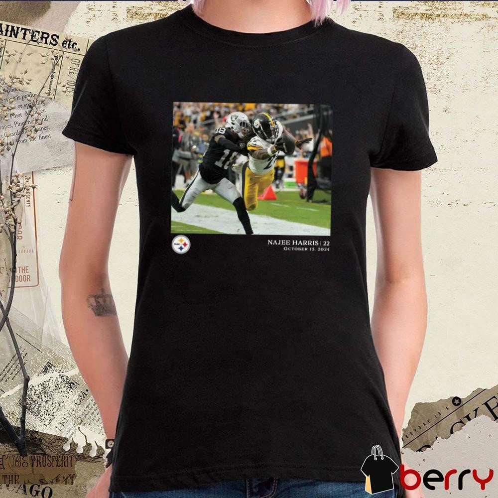 Najee Harris Pittsburgh Steelers NFL Flash Features Week 6 Oct 13 2024 t-shirt