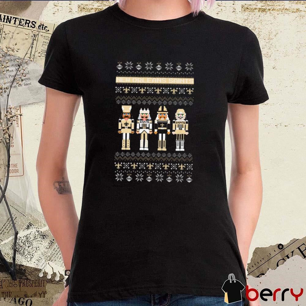 New Orleans Saints Holiday Nutcracker NFL Ugly Christmas Sweater 2024 t-shirt