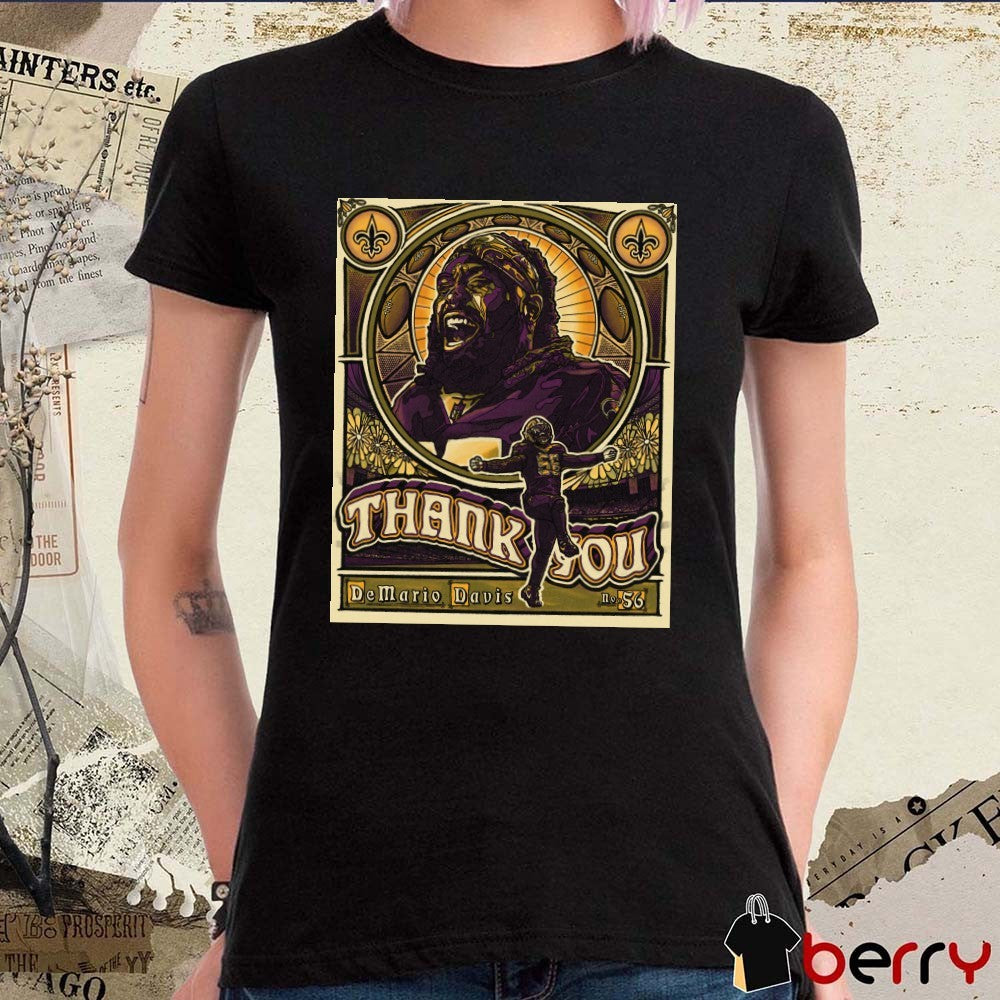 New Orleans Saints Thank You Legendary Leader On The Field Demario Davis t-shirt