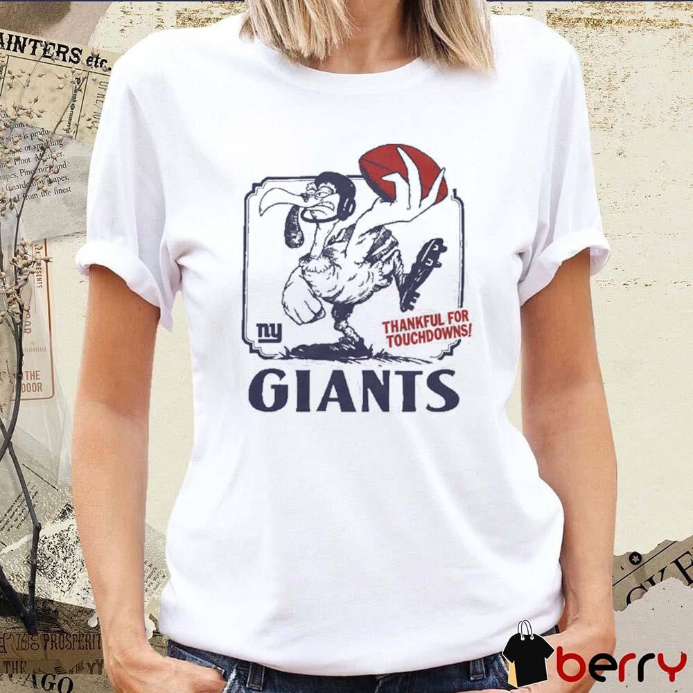 New York Giants NFL Thankful For Touchdowns t-shirt