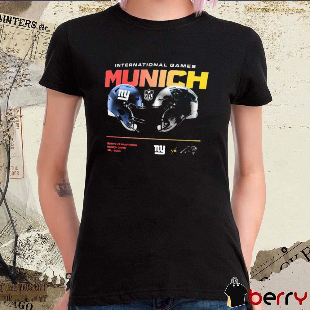 New York Giants vs. Carolina Panthers International Games Munich NFL 2024 t-shirt