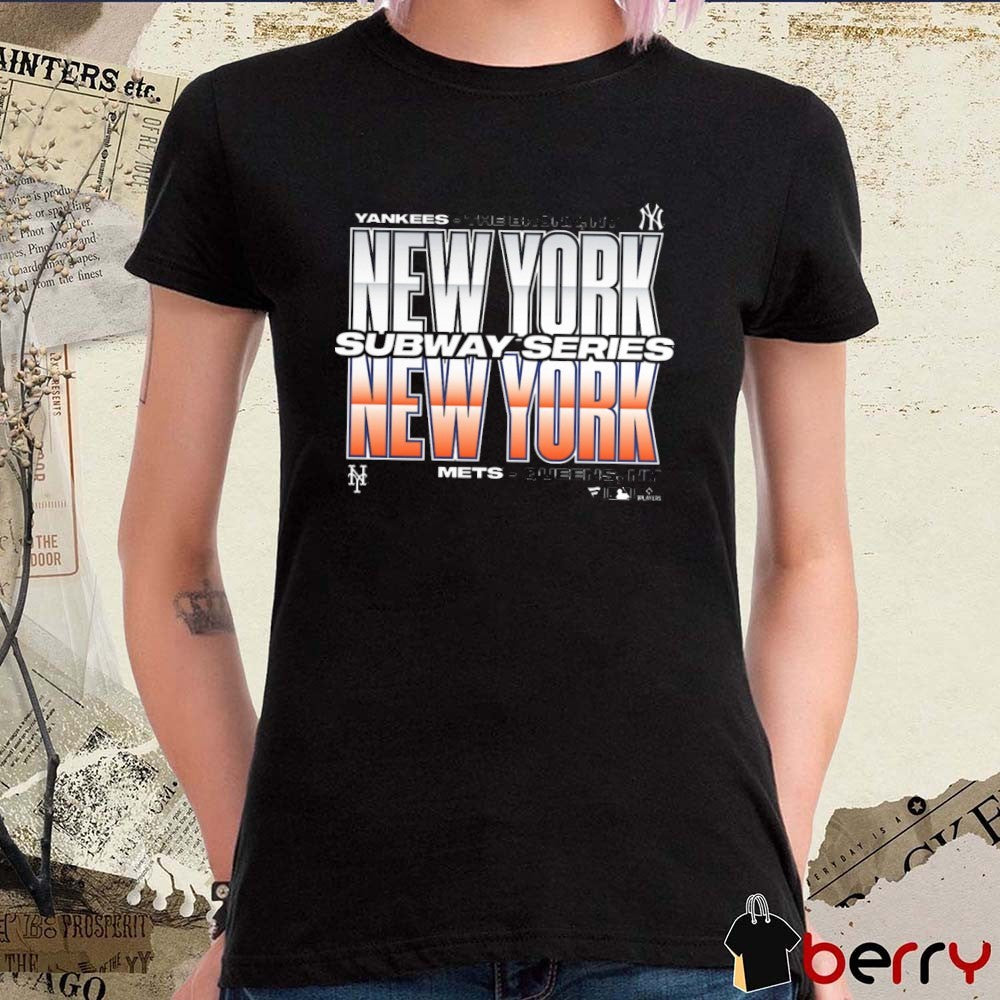 New York Yankees The Bronx NY vs. New York Mets Queens NY 2025 Subway Series Roster t-shirt