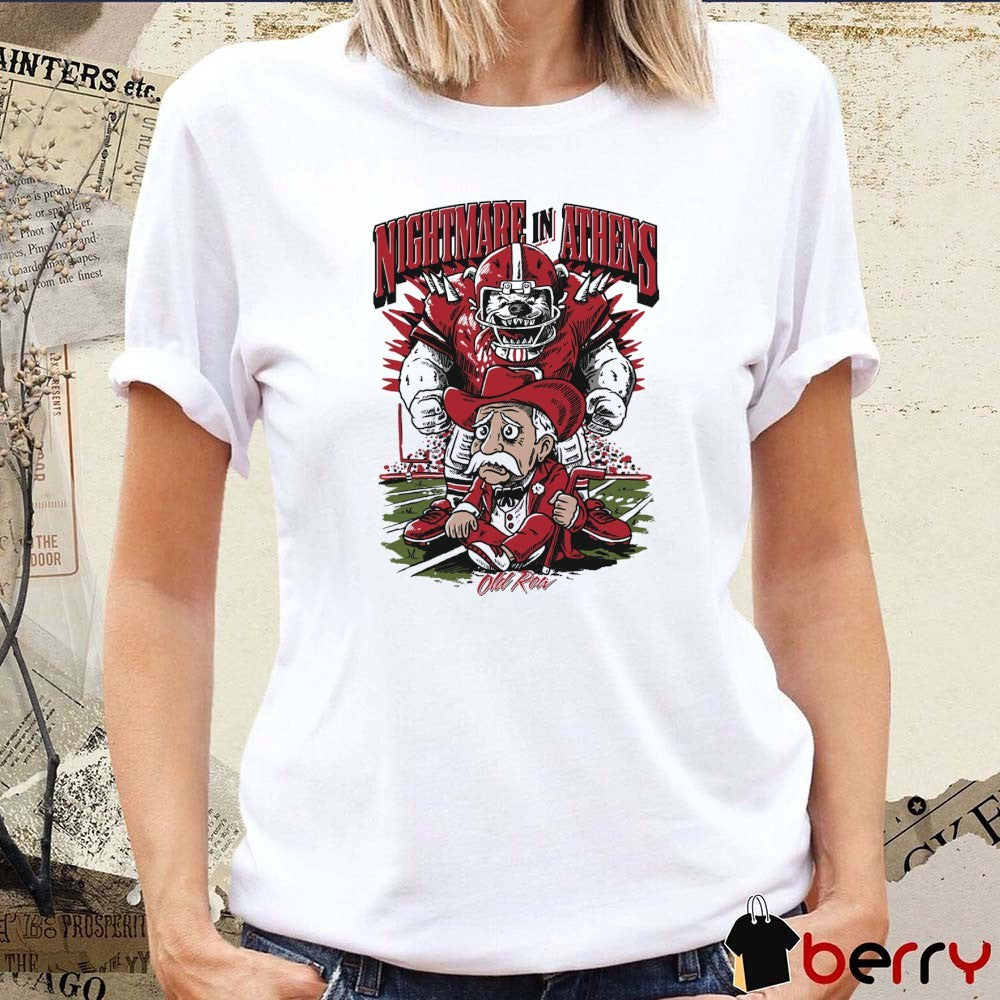 Nightmare In Athens Georgia Bulldogs Vs Ole Miss Rebels NCAA Football t-shirt