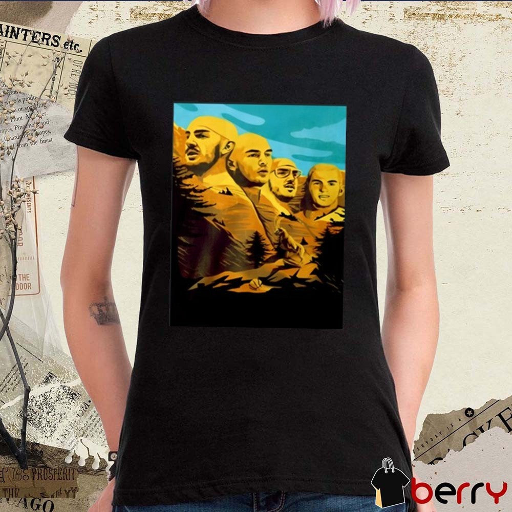 OKC Thunder Alex Caruso’s Head On Every Spot On Mount Rushmore t-shirt