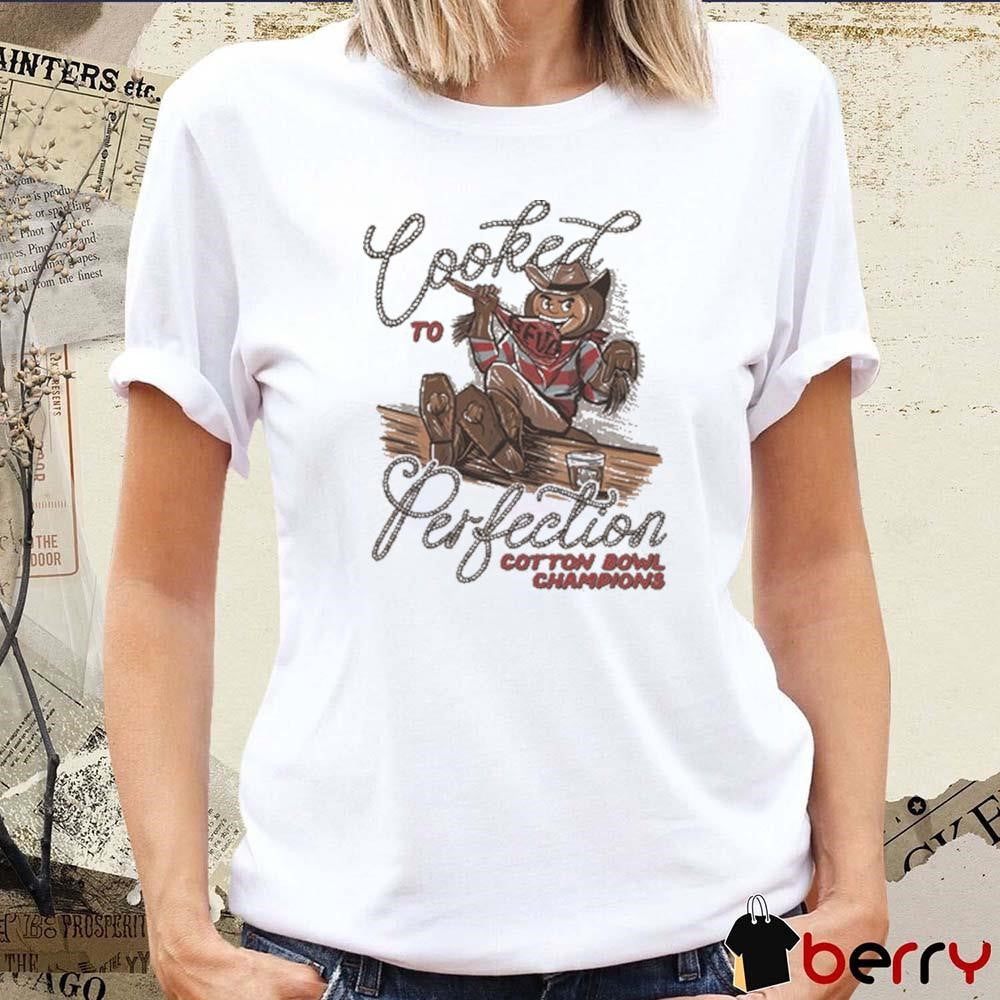 Ohio State Buckeyes Vs Texas Longhorn Cooked To Perfection Cotton Bowl Champions NCAA Season 2024-2025 t-shirt