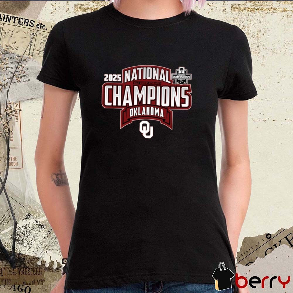 Oklahoma Sooners NCAA Women’s Gymnastics National Champions 2025 t-shirt