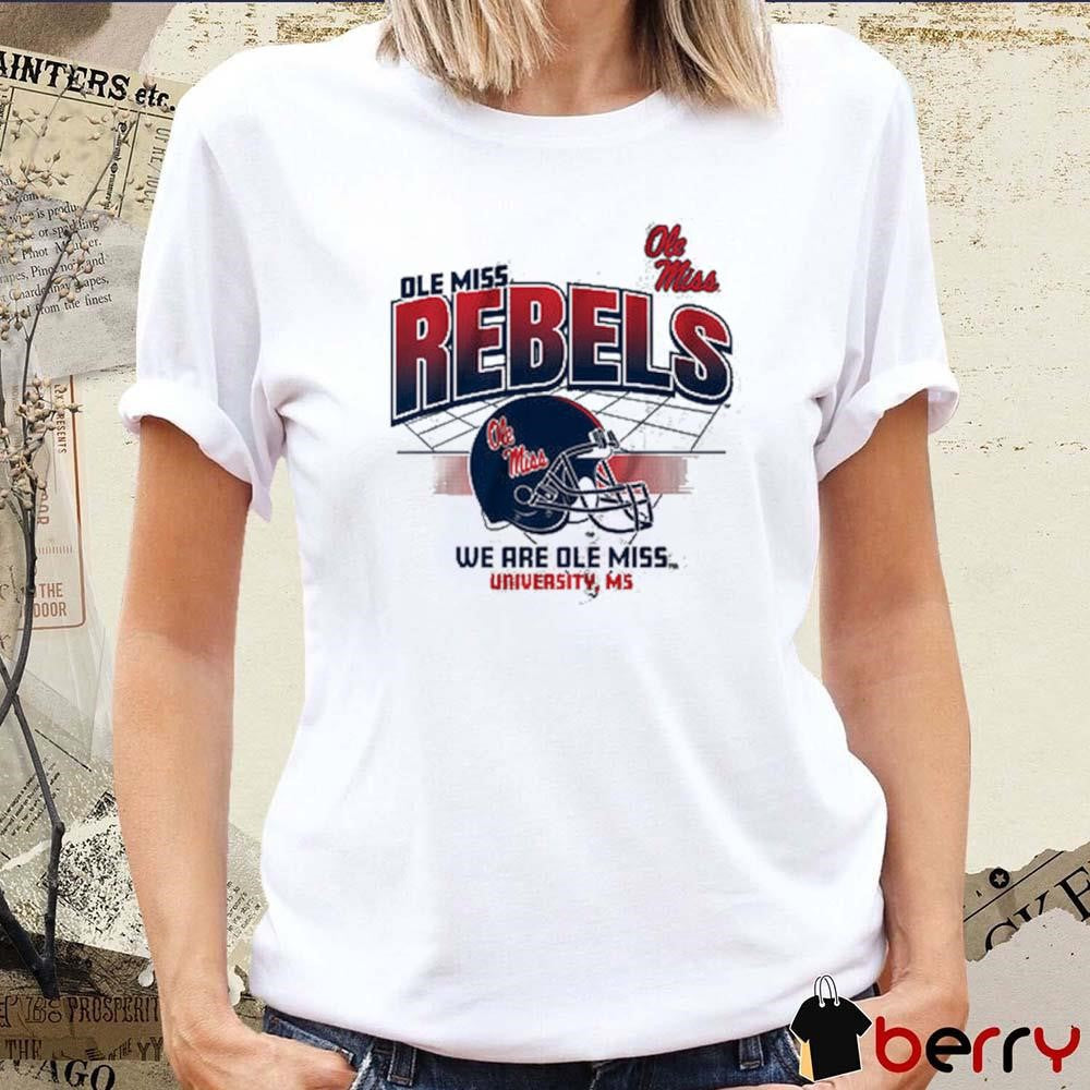 Ole Miss Rebels Football Helmet Grid We Are Ole Miss University NCAA 2024 t-shirt