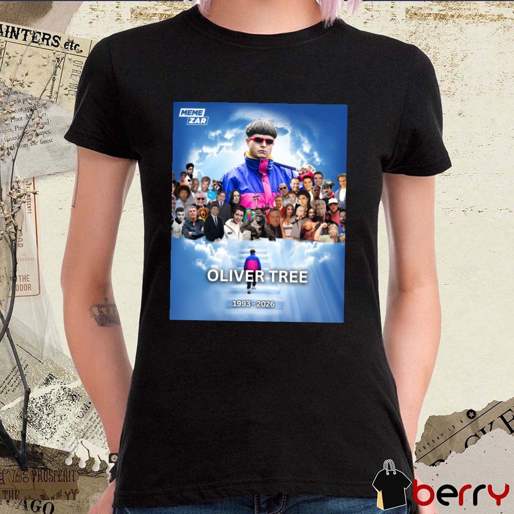 Oliver Tree 1993 – 2026 Memezar Memes & Meme-culture Poster t-shirt