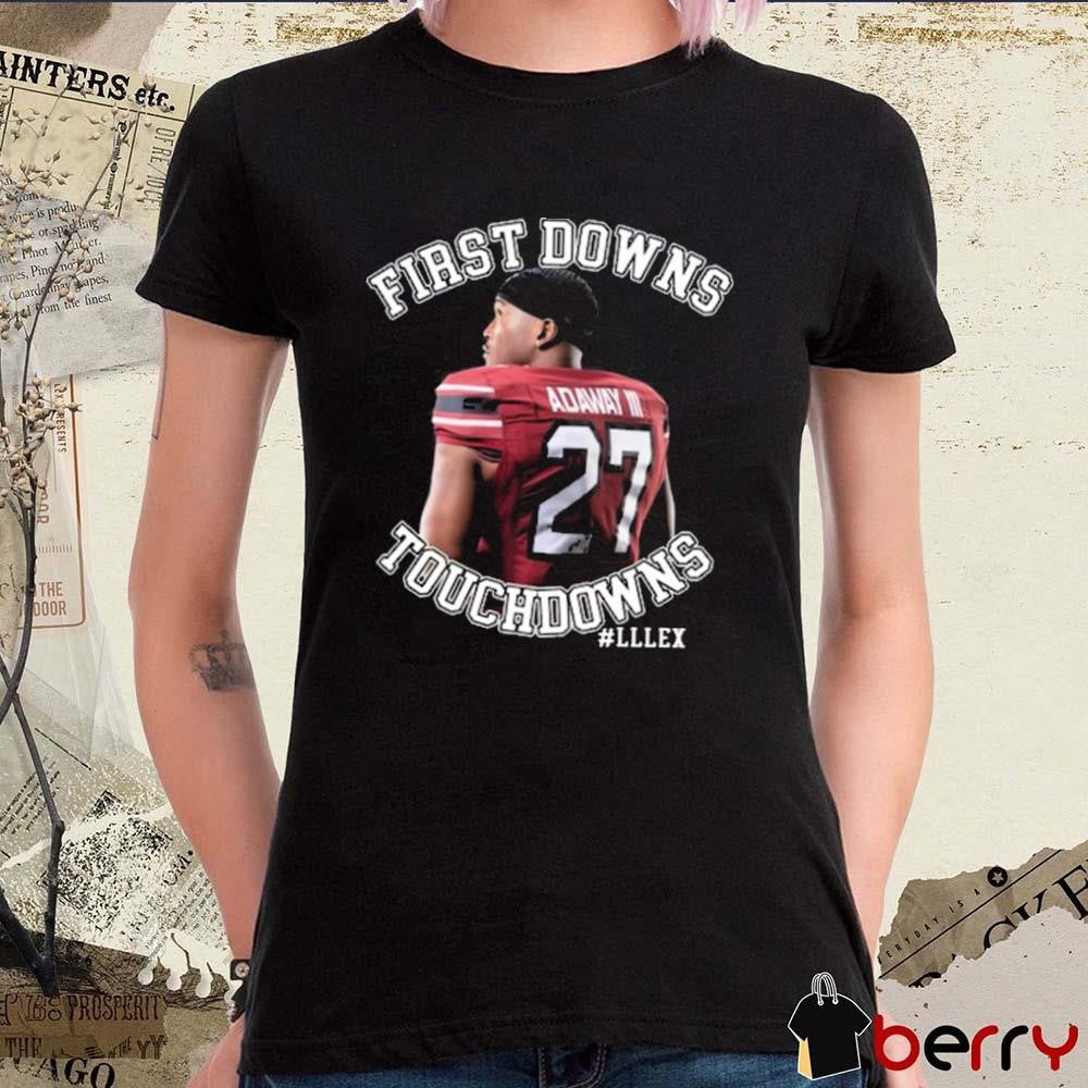 Oscar Adaway III First Downs Touchdowns Lllexe South Carolina Gamecocks Football t-shirt