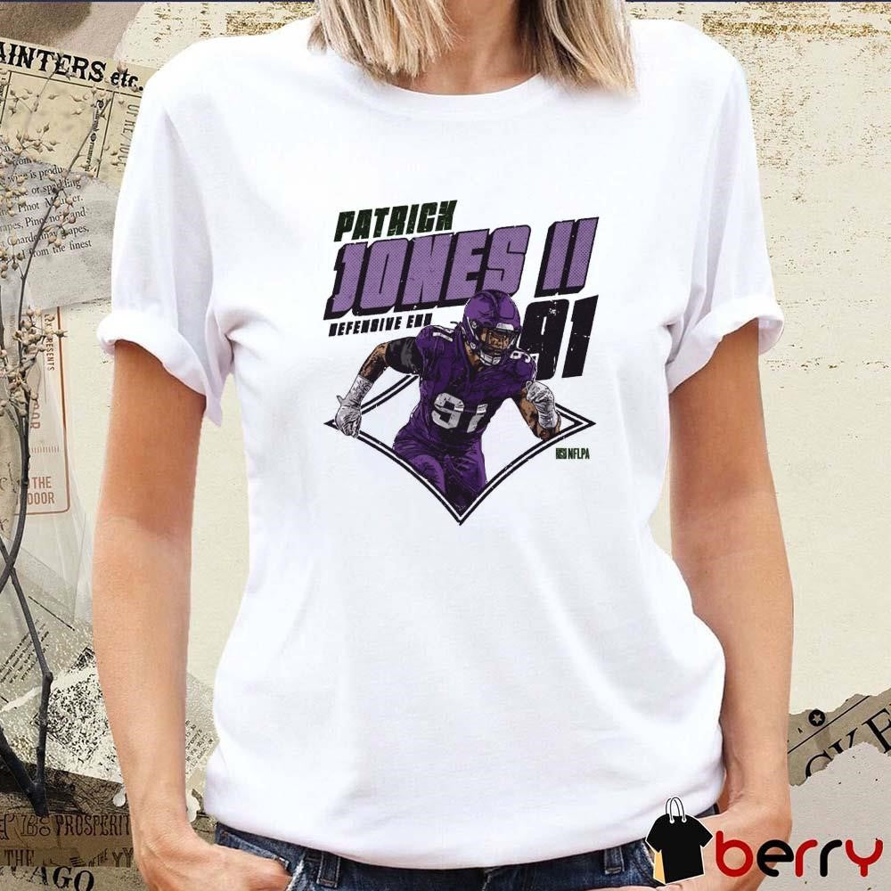 Patrick Jones II Minnesota Vikings Diamond NFL Defensive End t-shirt