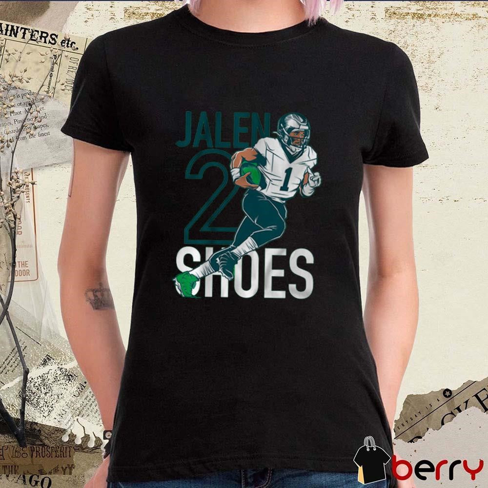 Philadelphia Eagles NFL Jalen Hurts Two Shoes Player t-shirt
