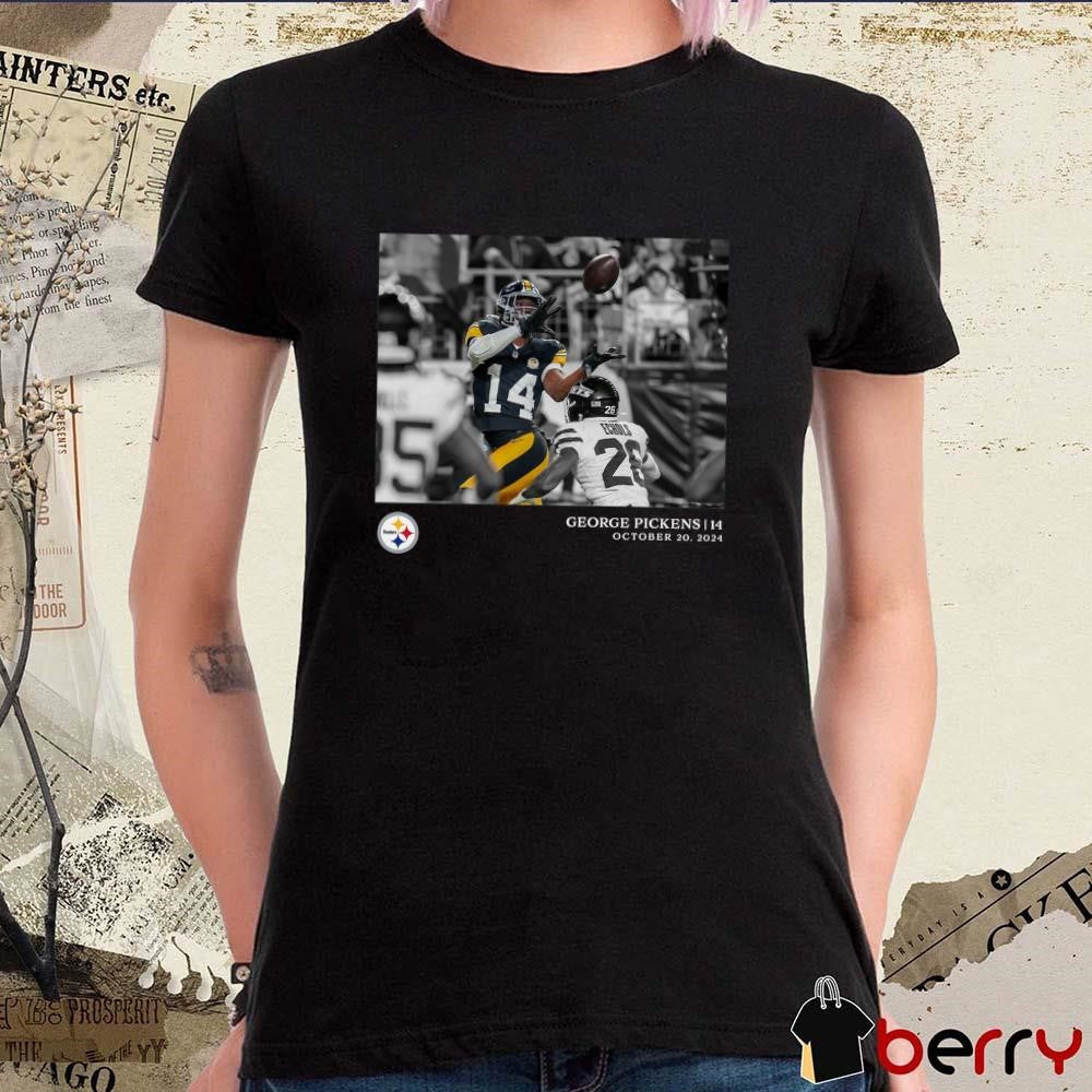 Pittsburgh Steelers George Pickens NFL Flash Features Week 7 Oct 20 2024 t-shirt