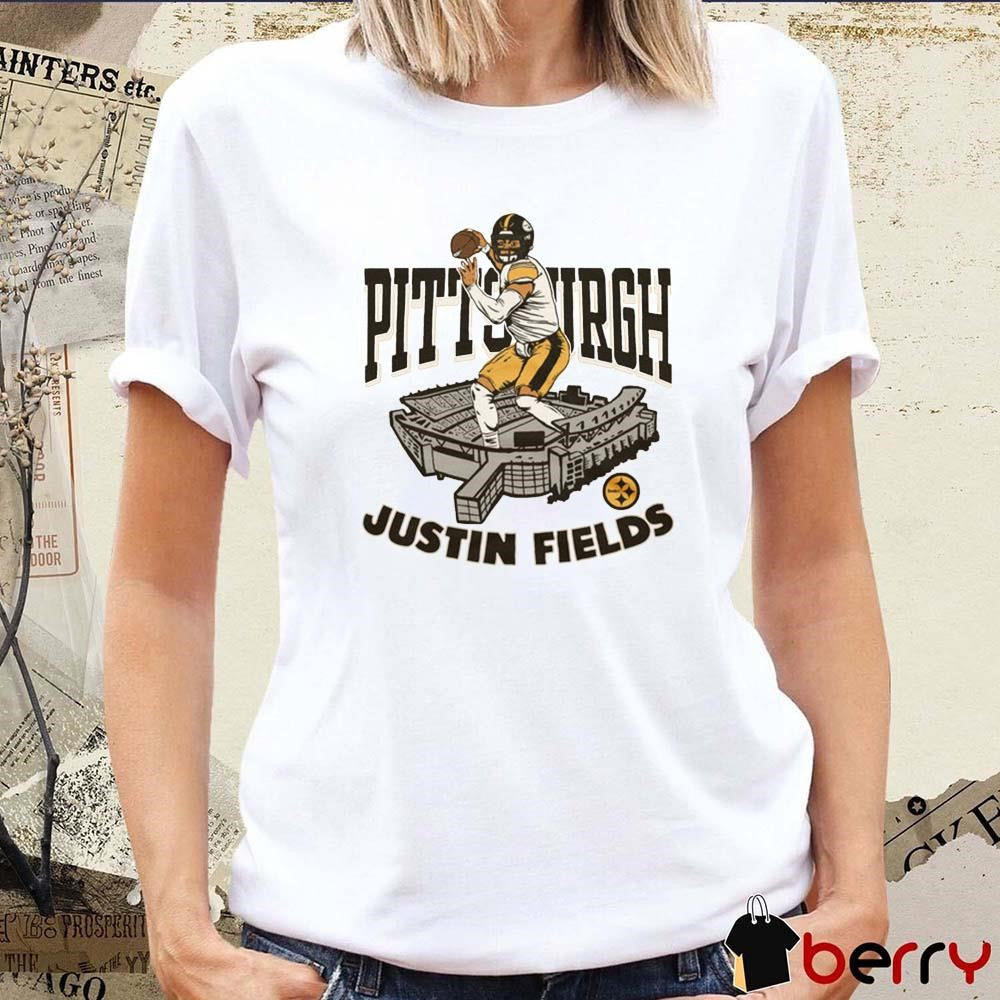 Pittsburgh Steelers Justin Fields NFL Acrisure Stadium t-shirt
