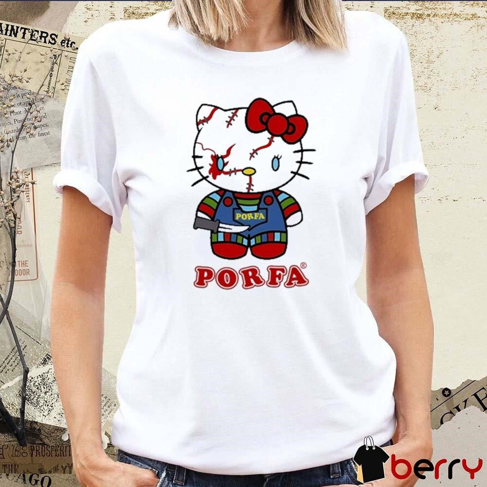 Por Favor Porfa Hello Kitty Halloween 2024 t-shirt