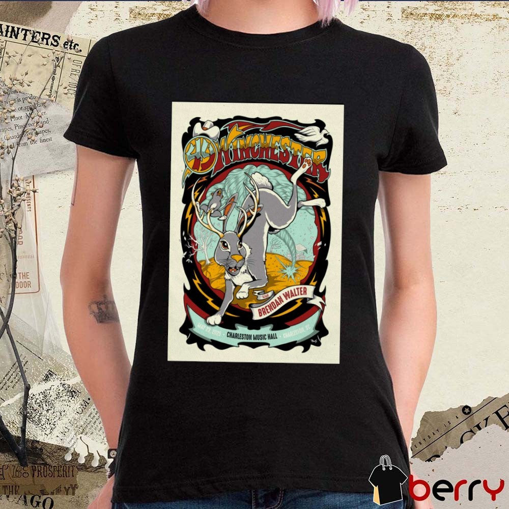 Poster 49 Winchester Charleston Music Hall Charleston SC May 23 2025 Concert t-shirt