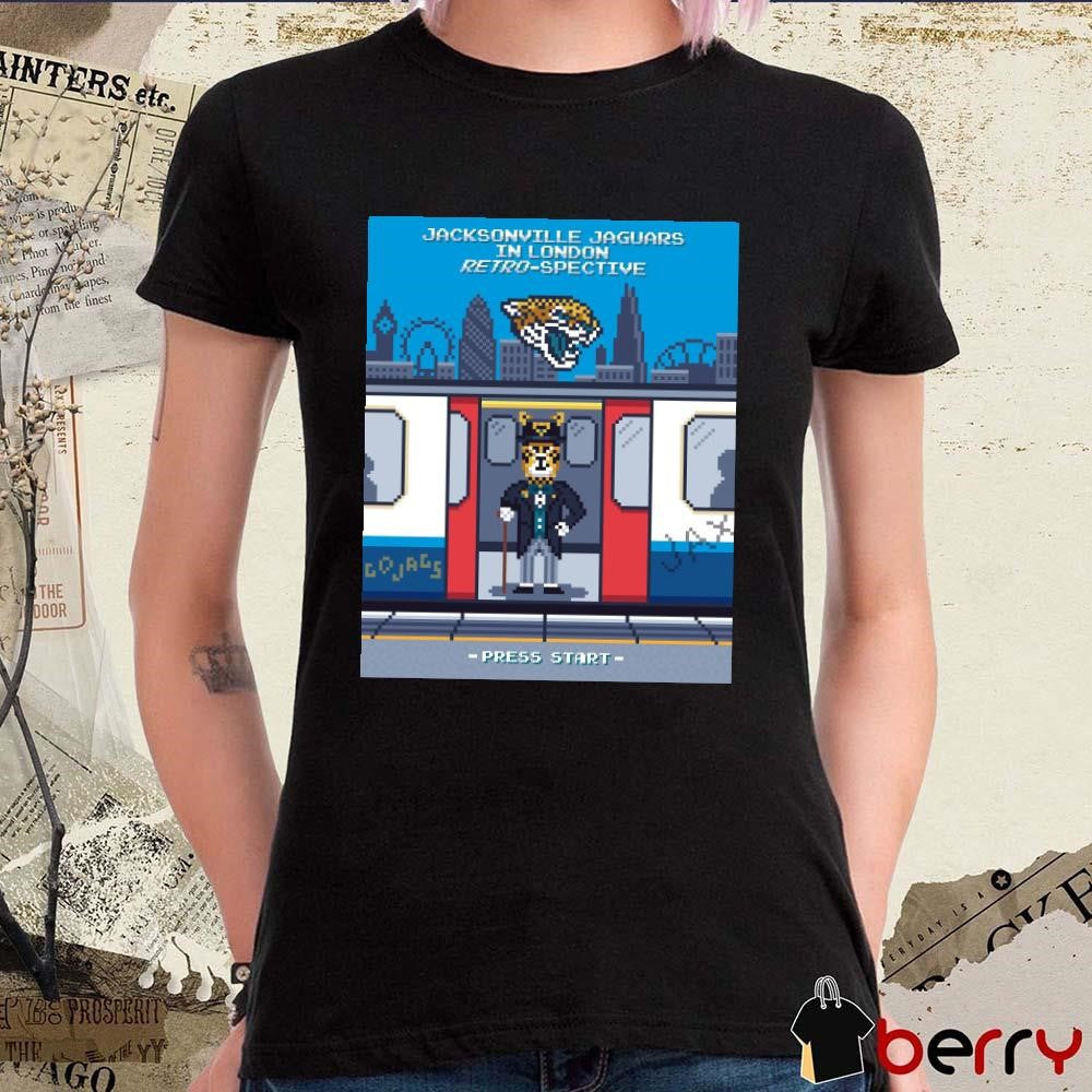 Poster Jacksonville Jaguars In London Retro-Spective Hunting For An 8th Win In London Town Press Start t-shirt