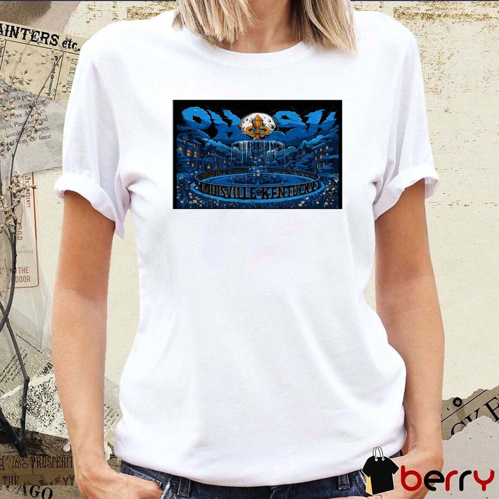 Poster Phish September 12 2025 Bourbon And Beyond In Louisville KY t-shirt