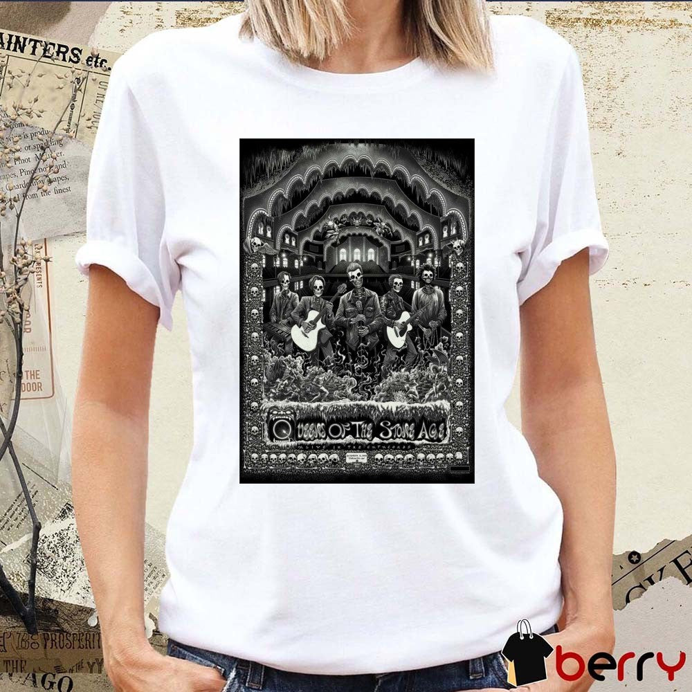 Poster Queens Of The Stone Age October 5 2025 Toronto ON Live In The Catacombs t-shirt