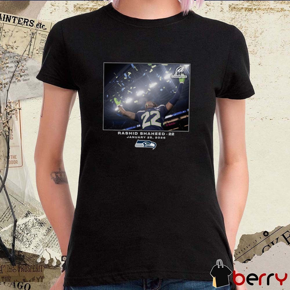 Rashid Shaheed Seattle Seahawks NFL Flash Features Week 21 January 25 2026 t-shirt
