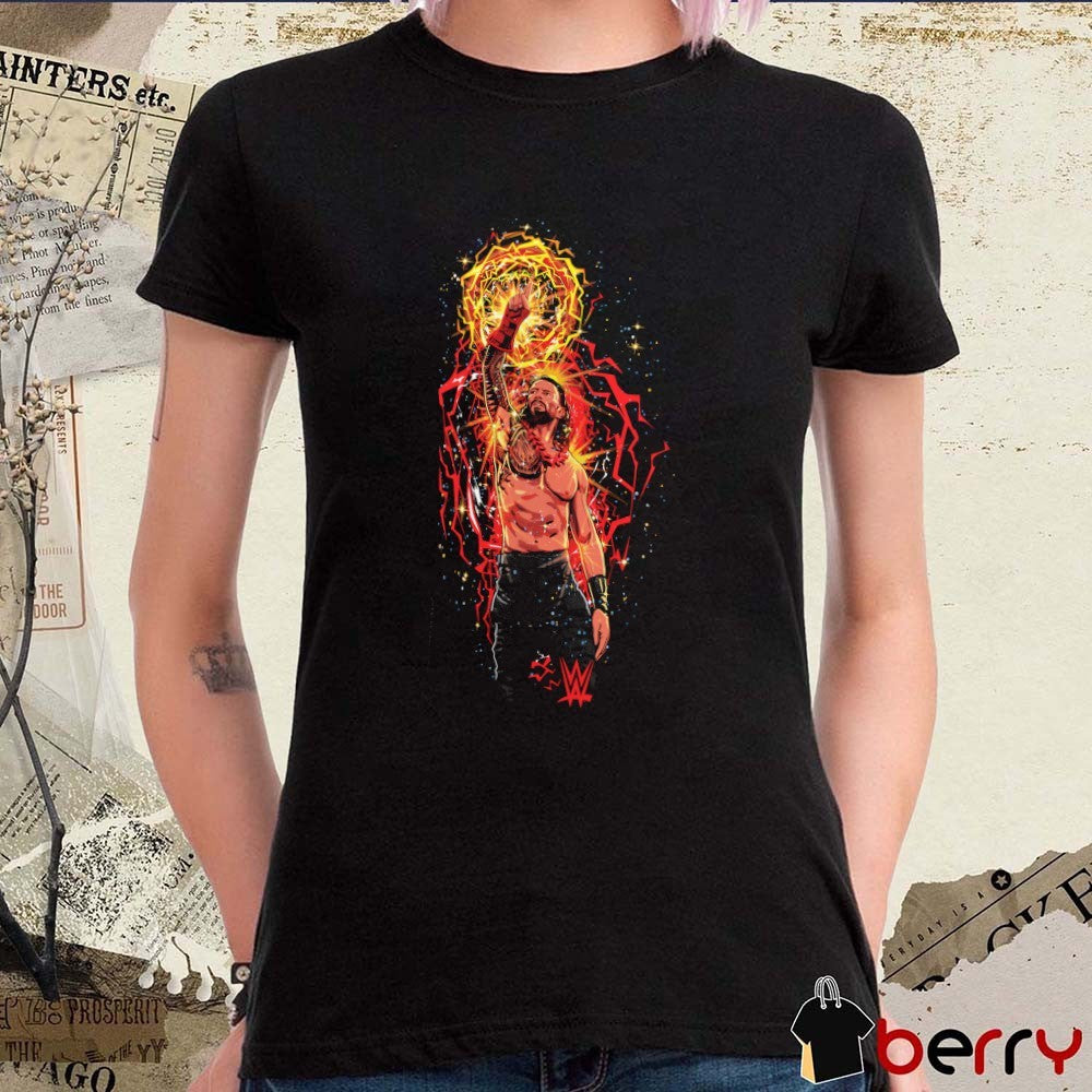 Roman Reigns Aura Cartoon The Only True Champion OTC WWE 2026 t-shirt