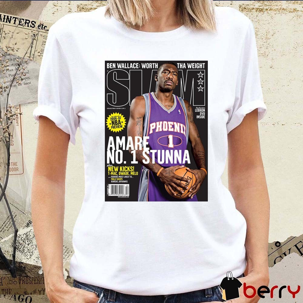 SLAM Magazine Ben Wallace Amare No 1 Stunna New Knicks 2026 Poster t-shirt