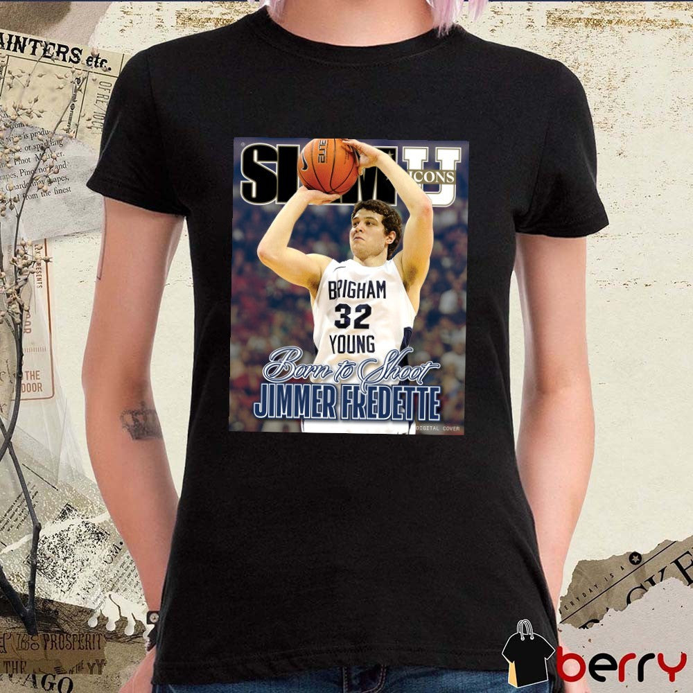 SLAM U Magazine Born To Shoot Jimmer Fredette Brigham Young Poster t-shirt