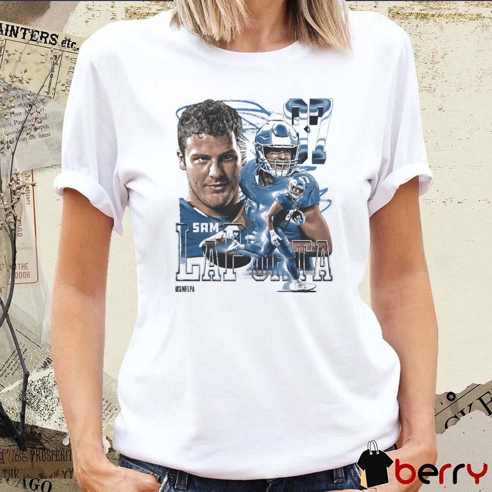 Sam LaPorta #87 Detroit Lions NFL Graphic t-shirt