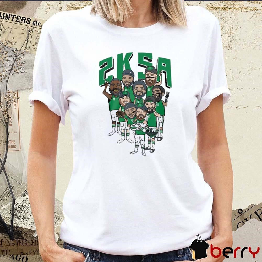 Saquon Barkley Philadelphia Eagles NFL 2Ksa How Bout Them Boys Upfront Caricatures t-shirt