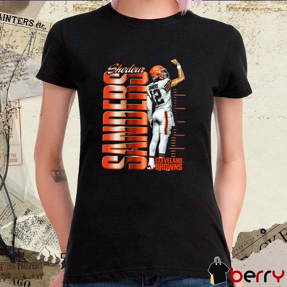 Shedeur Sanders Cleveland Browns NFL Football Celebration Graphic t-shirt