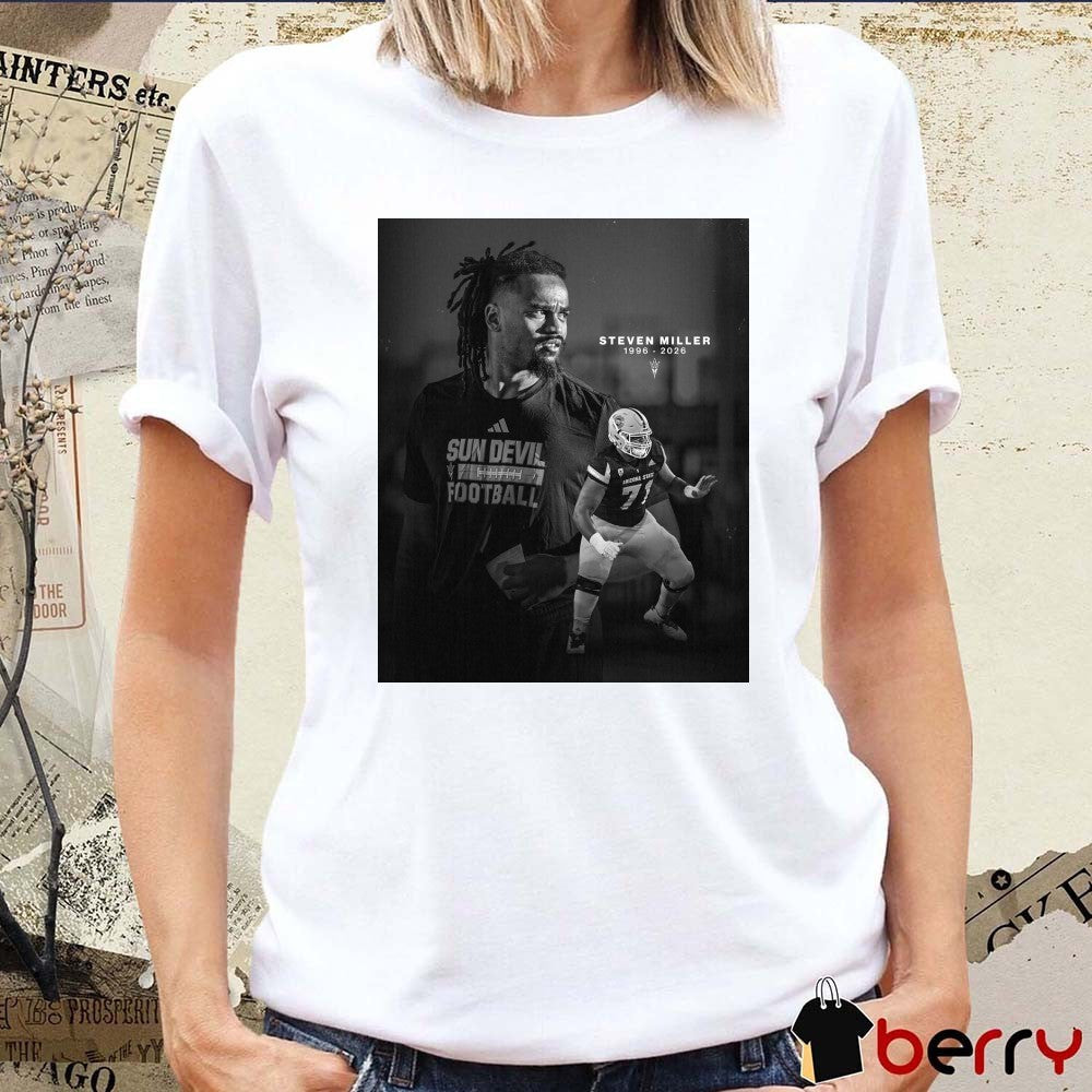 Steven Miller 1996 – 2026 Sun Devil Football t-shirt