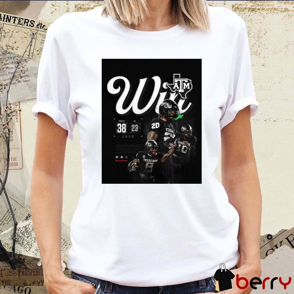 Texas A&M Aggies Win It Was All Scripted GigEm Poster t-shirt