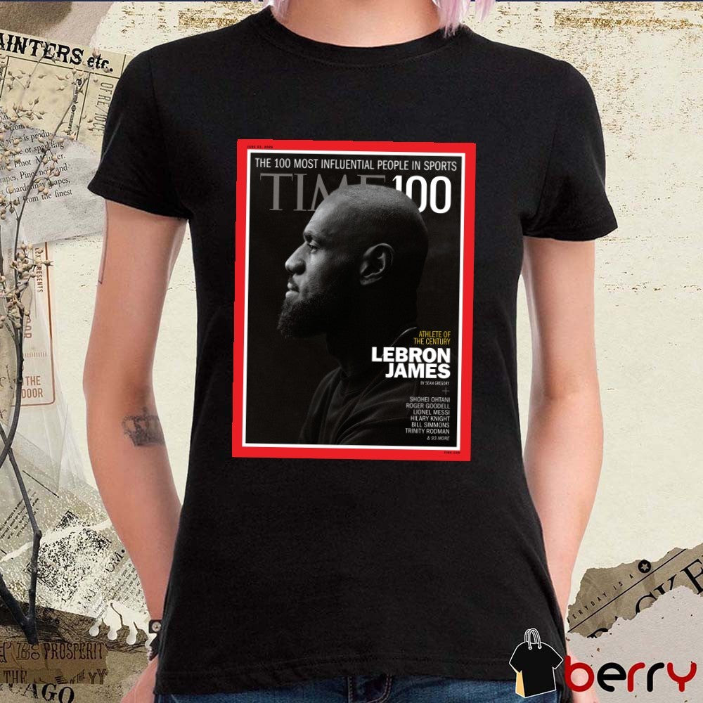 The 100 Most Influential People In Sports Time 100 Athlete Of The Century Lebron James Poster t-shirt