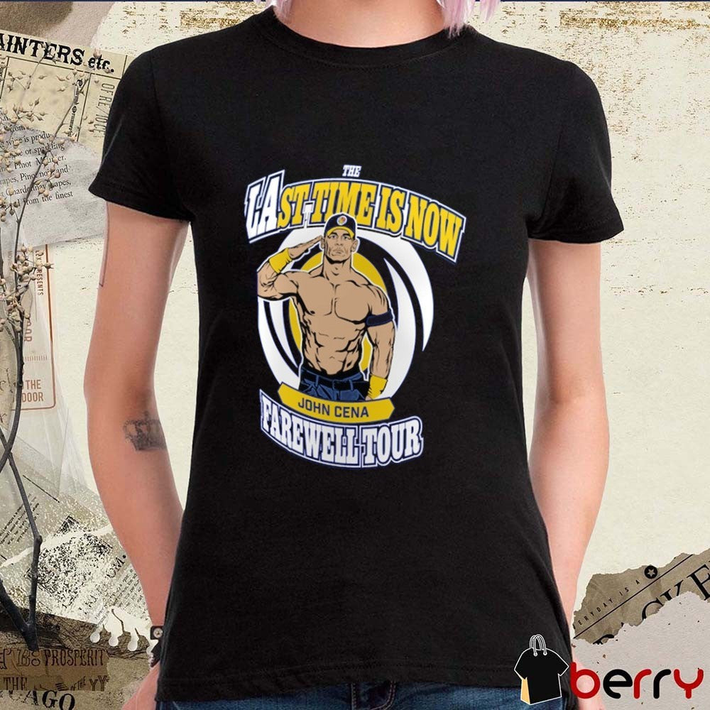 The Last Time Is Now John Cena Blue Farewell Tour 2025 Money In The Bank Los Angeles WWE t-shirt