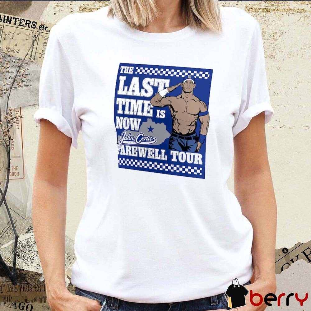 The last Time Is Now John Cena Farewell Tour 2025 Lexington WWE t-shirt