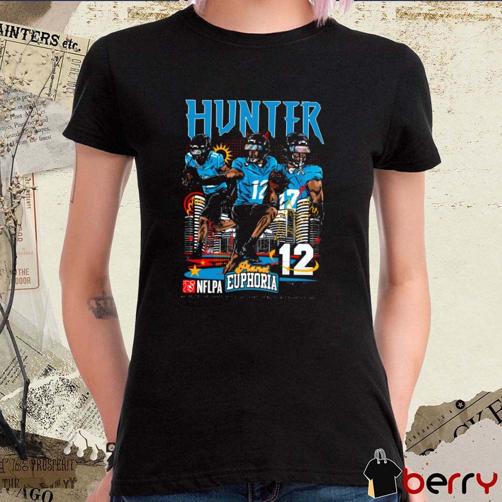 Travis Hunter Jacksonville Jaguars NFL Football Planet Euphoria Artwork t-shirt