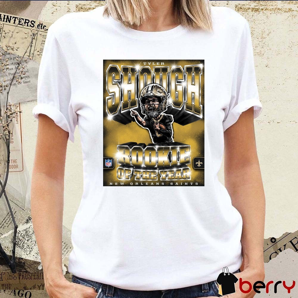 Tyler Shough NFL Rookie of the Year New Orleans Saints Poster t-shirt