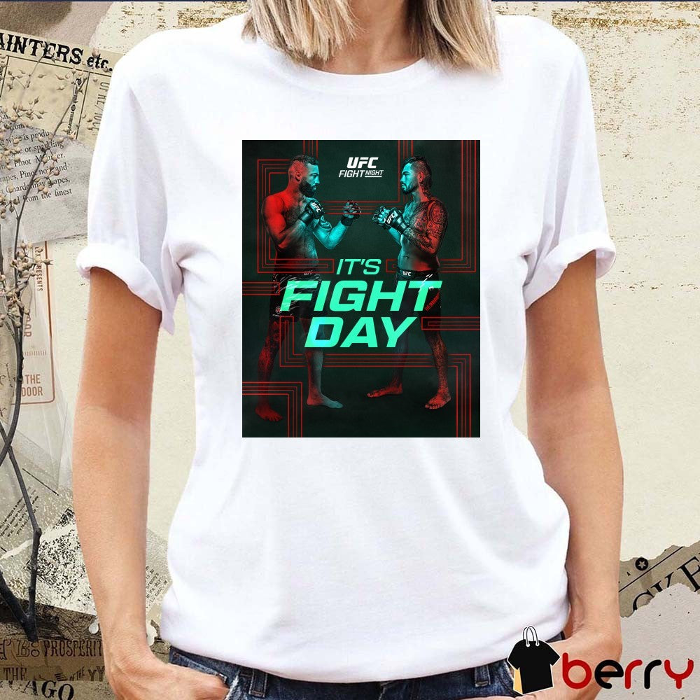 UFC Fight Night Vegas 109 Roman Dolidze and Anthony Hernandez It’s Fight Day August 9, 2025 Poster t-shirt