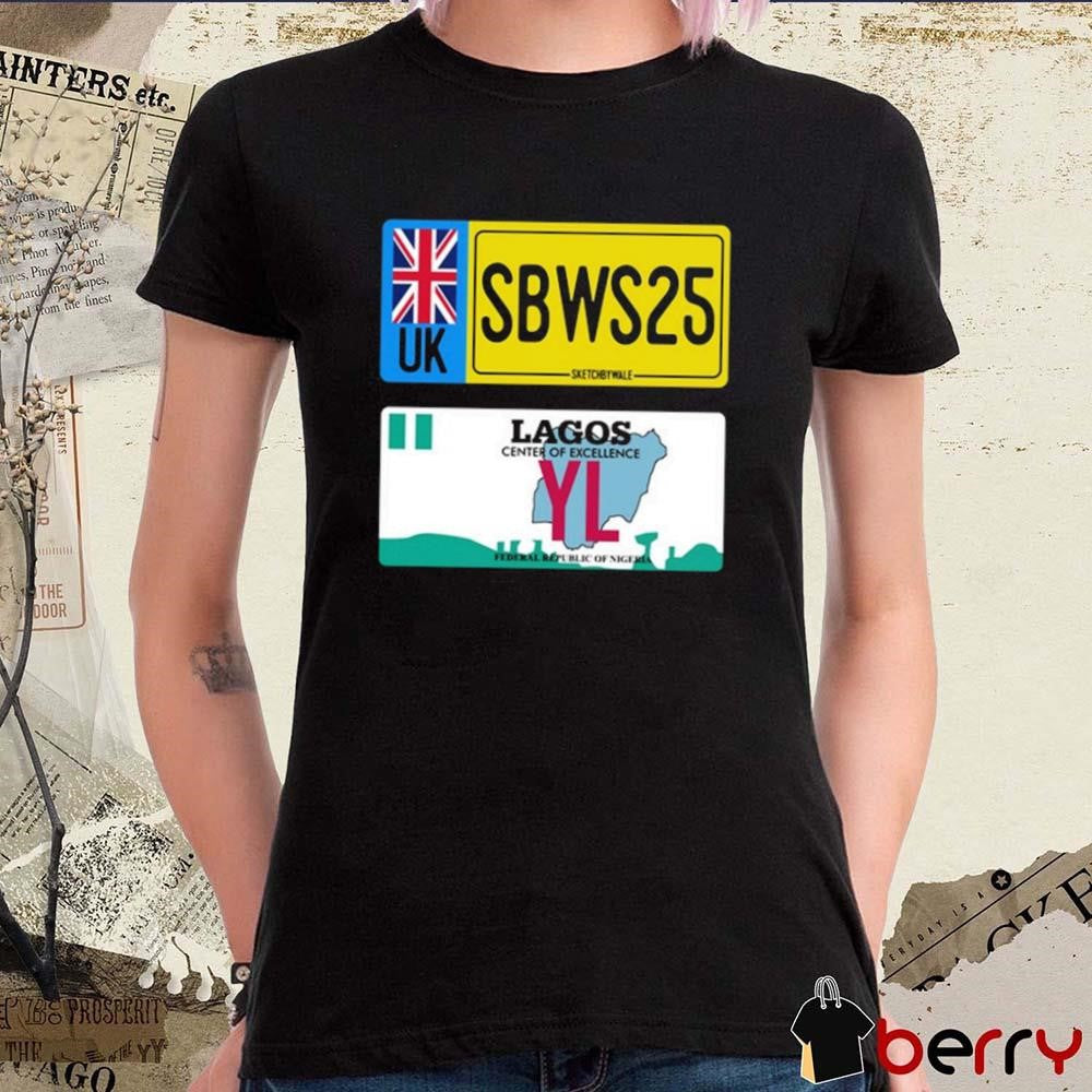 Uk Sbws25 Lagos Center Of Excellence Federal Republic Of Nigeria t-shirt