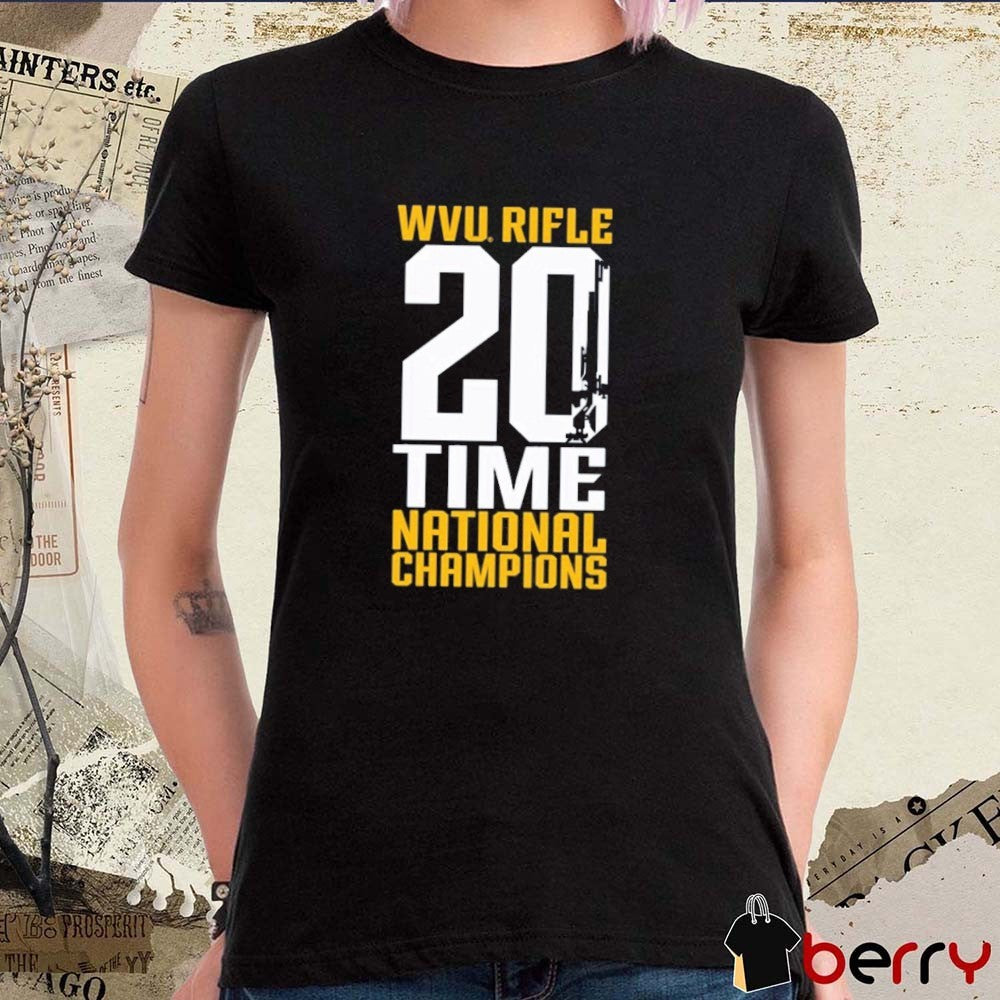 WVU West Virginia Mountaineers Rifle 20 Time 2025 NCAA National Champions t-shirt