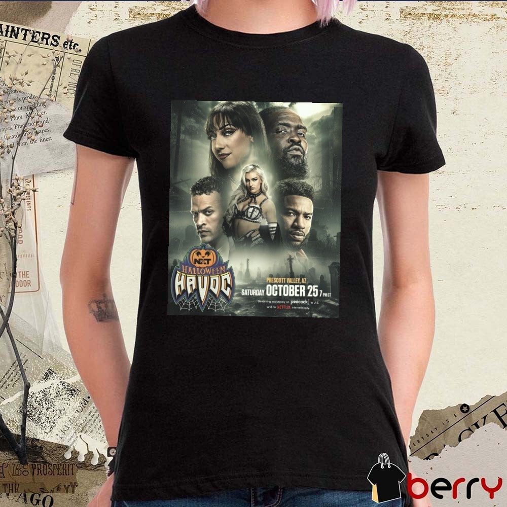 WWENXT Halloween Havoc Prescott Valley, Az Saturday October 25 2025 t-shirt