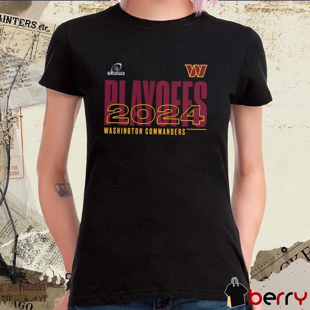 Washington Commanders 2024 NFL Playoffs t-shirt